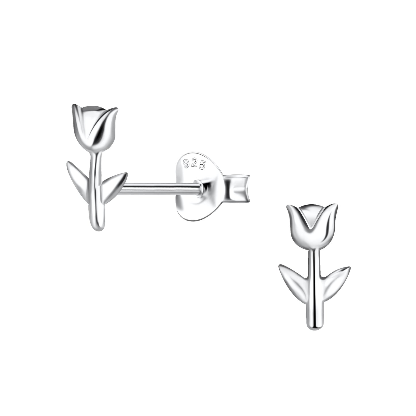 Tulip Flower Stud Earrings 'Tulip Fever'.