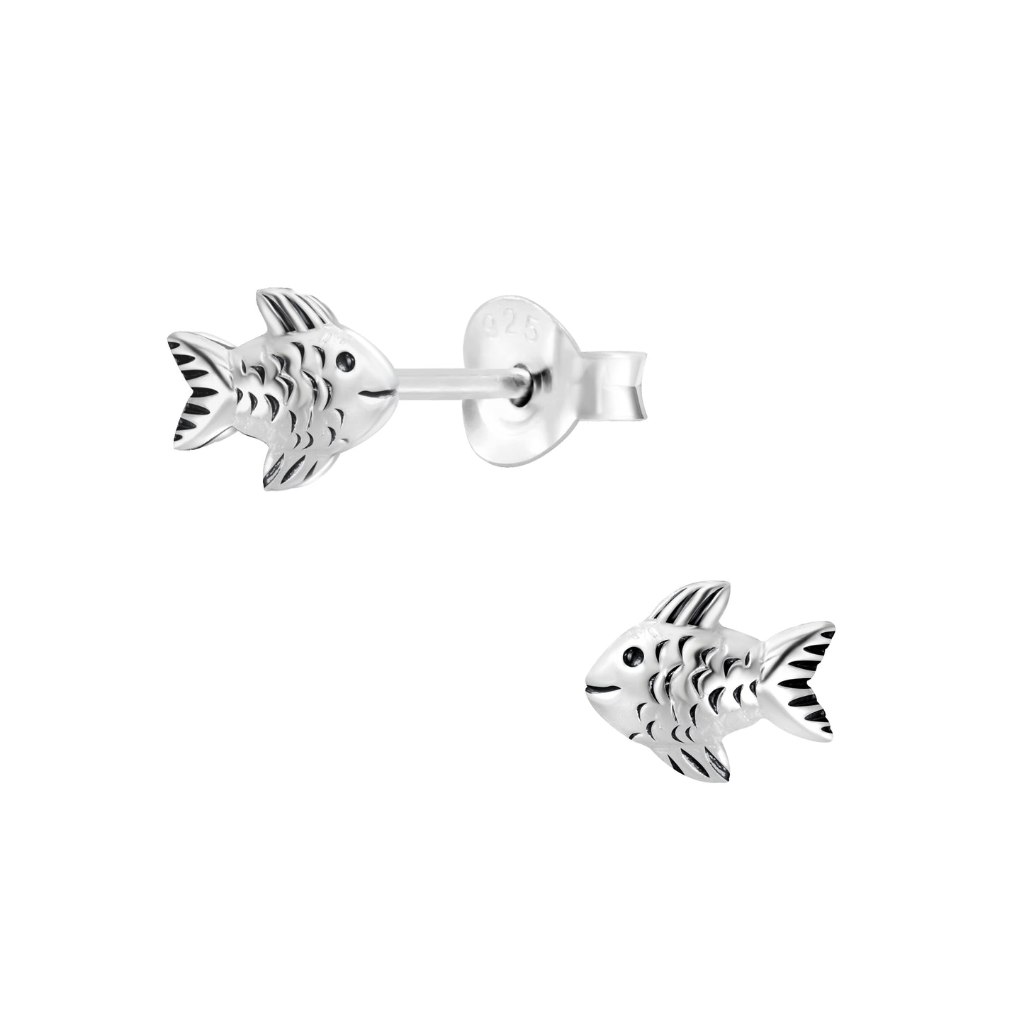 Fish Stud Earrings 'Oh I do like to be beside the seaside.'